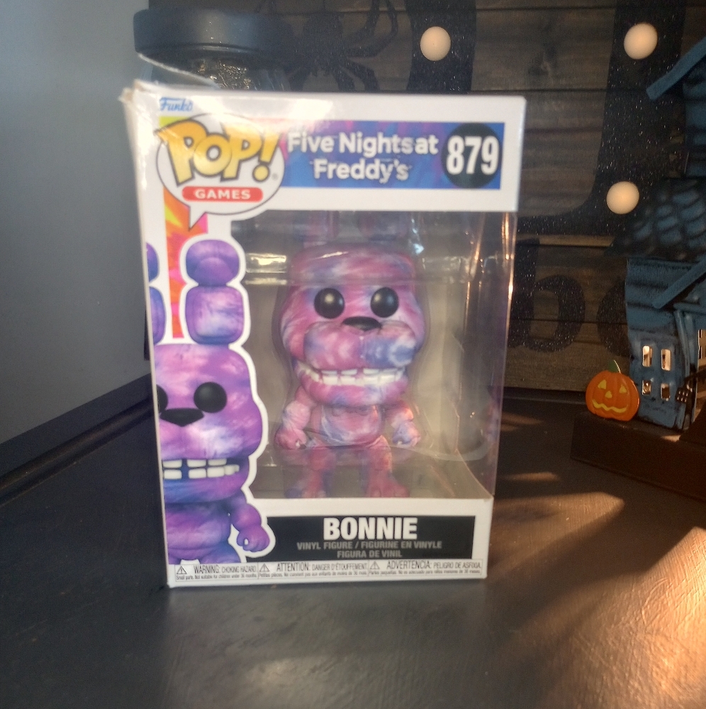 Funko Pop Games Five Nights at Freddy's Tie Dye Bonnie FNAF New Damaged Package